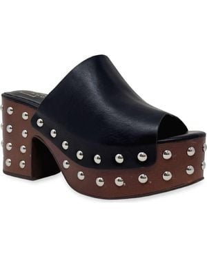 Shu Shop Holly Platform Slide Sandal - Blue