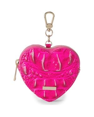 Brahmin Leather Heart Pouch - Pink