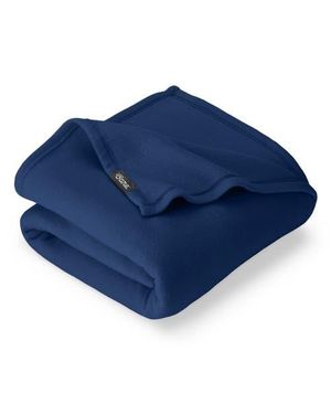 Bare Home Lightweight Polar Fleece Blanket - Blue