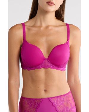 Simone Perele Reve Underwire 3D Plunge Bra - Pink