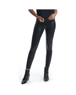 Commando Control Top Faux Leather Leggings - Blue