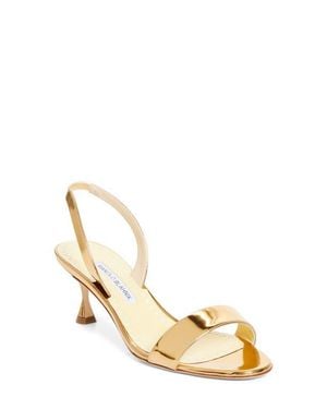 Manolo Blahnik Cupisanpla Metallic Slingback Sandal