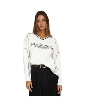 Belle & Bloom Cool Shot Oversized T-Shirt - White