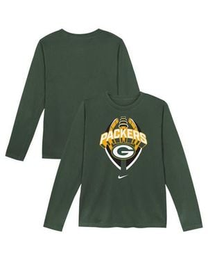 Nike Toddler Bay Packers Primetime Legend Icon Long Sleeve Performance T-Shirt - Green
