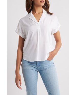 Beach Lunch Lounge Melody Collar Top - White