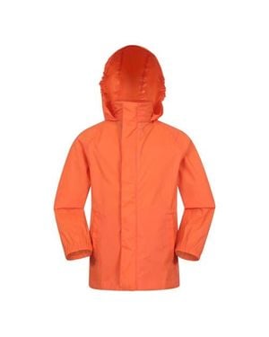 Mountain Warehouse Childrens/Kids Pakka Ii Waterproof Jacket - Orange