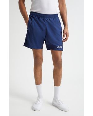 Palmes Oval Logo Tennis Shorts - Blue