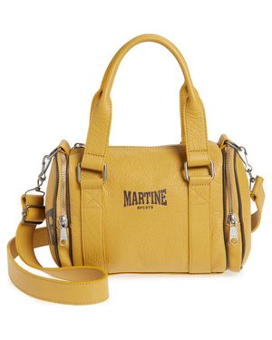 Martine Rose Galaxy Leather Top Handle Bag - Yellow