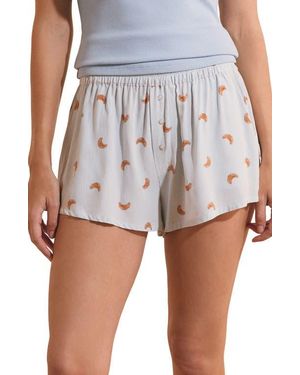 Etam Bayla Sleep Shorts - White