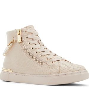ALDO Zip lace high-top sneakers y2k・ギャル ALDO Women's Ereliclya Lace-Up Zip Wedge High-Top Sneakers