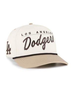 '47 Tan Los Angeles Dodgers Neutral Terrain Hitch Rope Adjustable Hat - White