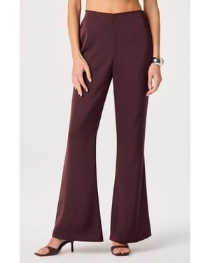 Astr Keona Flare Leg Pants - Red