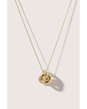 Otiumberg 14Kt Vermeil Knot Necklace - Natural