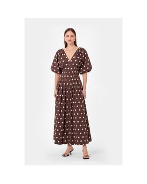 Nicholas Vicky Dress - Brown