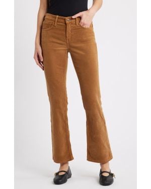 Mavi Molly Mid Rise Corduroy Bootcut Jeans - Brown