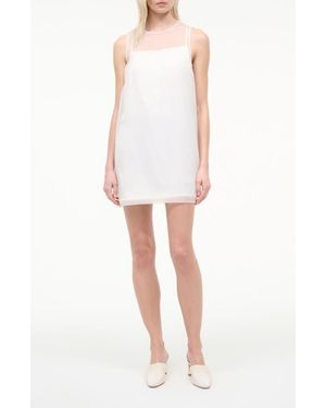 STAUD Brea Minidress - White
