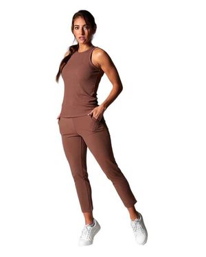 Tavi Perfect Fit Rib Tank - Brown