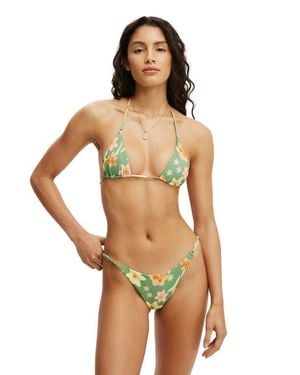 Cotton On Micro String Thong Bikini Bottom - Multicolor