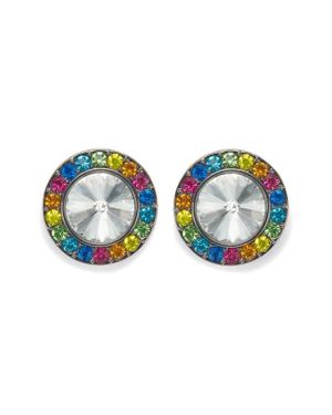 Kurt Geiger Octavia Stud Earrings - Blue