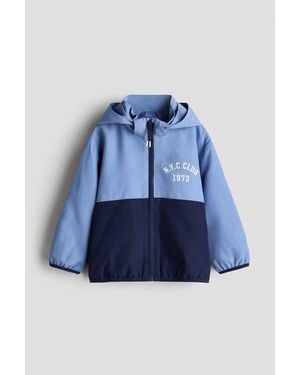H&M Water-Repellent Windbreaker - Blue