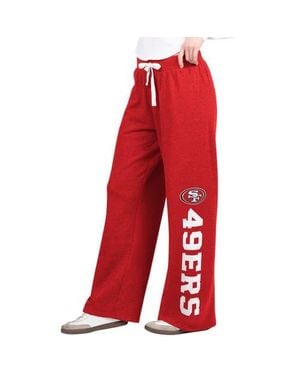 Starter San Francisco 49Ers Field Wide Leg Sweatpants - Red
