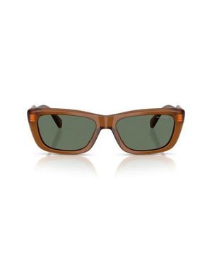 Miu Miu 56Mm Rectangular Sunglasses - Green