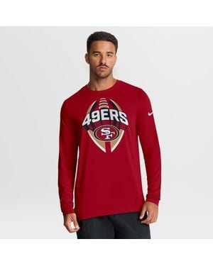 Nike San Francisco 49Ers Primetime Legend Icon Performance Long Sleeve T-Shirt - Red