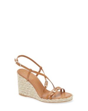Stuart Weitzman Georgie Espadrille Wedge Sandal - Natural