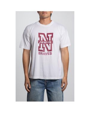 Elwood Vintage Newton Tee - White
