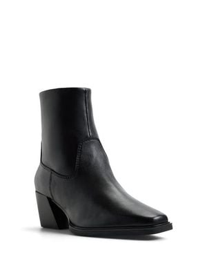 ALDO Ybiraweth Leather Bootie - Black