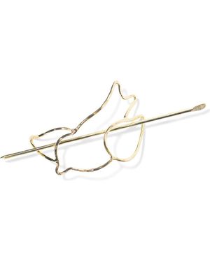 Matr Boomie Paksa Bird Hair Pin - Metallic