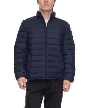 Rokka&Rolla Lightweight Packable Puffer Jacket - Blue