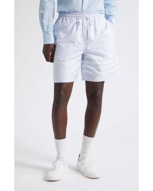 Thom Browne 4-Bar Rugby Shorts - White