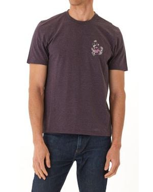 Threads For Thought Soft Wash Desert Skull Graphic T-Shirt - Purple