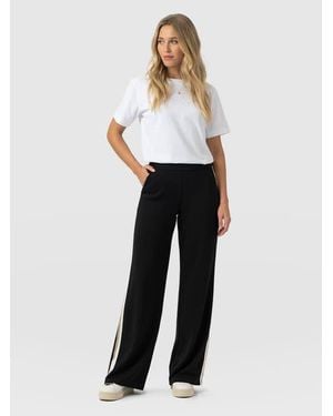Saint + Sofia Victory Straight Leg Pant - White