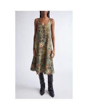R13 Reversible Tank Dress - Natural