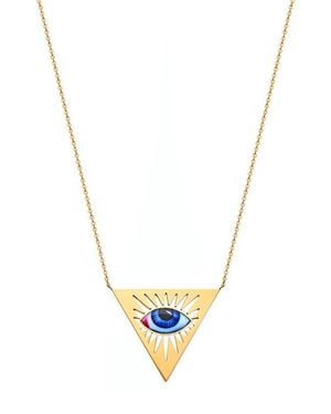 Lito Isida Petite Pendant Necklace - Metallic
