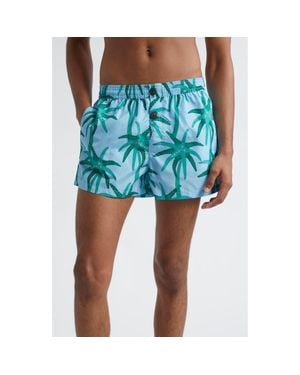 Jacquemus Le Maillot Puntini Cruise Print Swim Trunks - Blue