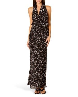 Nia Sampaio Dot Maxi Dress - Black