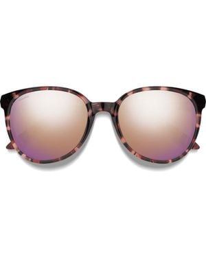 Smith Cheetah 54Mm Polarized Round Sunglasses - Brown