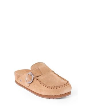 Minnetonka Buckle Clog - Natural