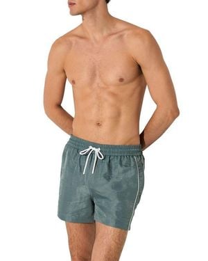 Reiss Breeze Piped Nylon Swim Trunks - Blue