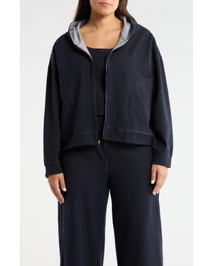 Lyssé Jovie Reversible Hoodie - Blue