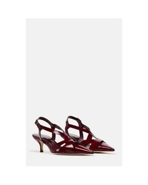 SCAROSSO Clio Pumps - Red