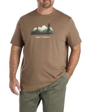 Life Is Good. Big & Tall Keep It Simple Landscape Graphic Tee - Green