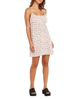 Volcom Metal 2 The Petal Babydoll Minidress - White