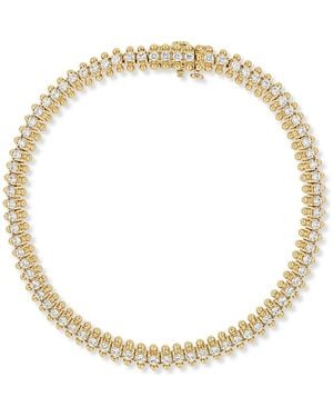 Bony Levy 18K Florentine Diamond Tennis Bracelet, 1.71Ct - Metallic