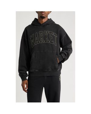 Market Big Stitch Hoodie - Black