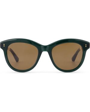 TOMS Gwyneth 52Mm Round Sunglasses - Brown
