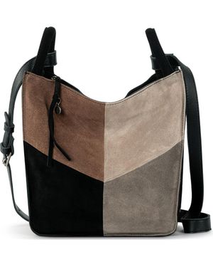 The Sak Los Feliz Crossbody Leather Bag - Gray